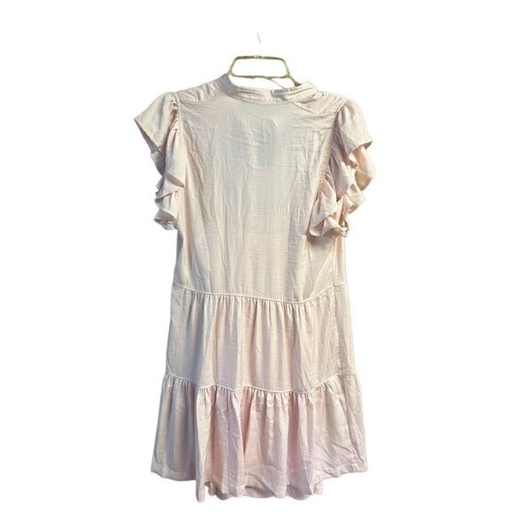 Tommy Hilfiger *Pleated * Ruffled * Dress * Soft Pink * Sz 2 NWOT - Picture 2 of 8